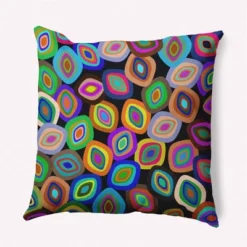 16"x16" Modern Leaf Pile Square Throw Pillow - E By Design -Home Textiles Store GUEST 3870e75f 678a 42b0 a6d5 4ed5093a93fe