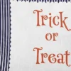 16"x16" Halloween Trick Or Treat Ticking Square Throw Pillow - E By Design -Home Textiles Store GUEST 398497d3 1a73 4aeb a98f d1d6bd2187ab