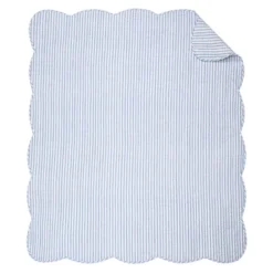 Martha Stripe Blue Quilted Throw - Levtex Home -Home Textiles Store GUEST 3a43e215 e13d 48d6 997f 993274502ab5