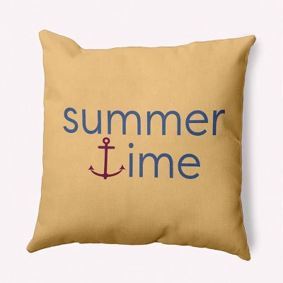 16"x16" Summer Time Anchored Beach Square Throw Pillow - E By Design 7 16"x16" Summer Time Anchored Beach Square Throw Pillow - E By Design - Image 5