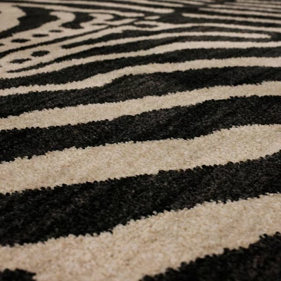 Zebra Stripe Woven Rug - Opalhouse 5 Zebra Stripe Woven Rug - Opalhouse - Image 3