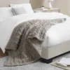 50"x60" Ruched Faux Fur Throw Blanket - Madison Park -Home Textiles Store GUEST 3bb9288c 7815 4bce 92e2 2cc34cf2acdb