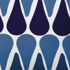 18"x18" Watermelon Seeds Square Throw Pillow Blue - E By Design