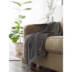 50"x60" Waffle Knit Throw Blanket - Design Imports 28 50"x60" Waffle Knit Throw Blanket - Design Imports -Home Textiles Store GUEST 3e8c27c6 ac02 405b 8779 384c214edac8