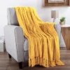 Hastings Home Oversized 60" X 70" Chenille Throw Blanket - Primrose Gold -Home Textiles Store GUEST 409407a0 7de0 408c 8b21 64fe72ddbe8a