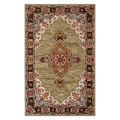 Beverly Medallion Tufted Accent Rug - Safavieh 6 Beverly Medallion Tufted Accent Rug - Safavieh - Image 4