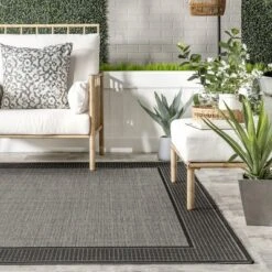 NuLOOM Gris Contemporary Indoor/Outdoor Area Rug -Home Textiles Store GUEST 414503bb 5629 4029 850e ff39495fb823