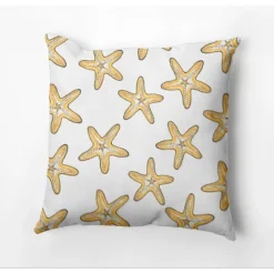 18"x18" Soft Starfish Square Throw Pillow - E By Design -Home Textiles Store GUEST 41be95e1 a44a 45b8 b2de a33332d70f3a