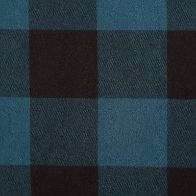 20"x20" Oversize Cabin Plaid Square Throw Pillow With 50"x60" Cabin Plaid Throw Blanket Set Blue/Black - Eddie Bauer 7 20"x20" Oversize Cabin Plaid Square Throw Pillow With 50"x60" Cabin Plaid Throw Blanket Set Blue/Black - Eddie Bauer - Image 5