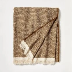 Herringbone Frayed Edges Throw Blanket - Threshold™ Designed With Studio McGee -Home Textiles Store GUEST 42c9f33b f230 4f6c ac0e bec2802f98fa
