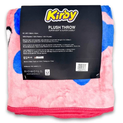 Kirby Fleece Throw Blanket 4 Kirby Fleece Throw Blanket - Image 2