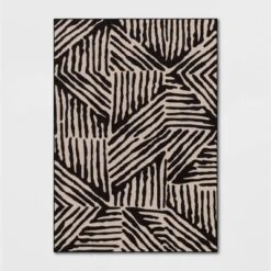 Abstract Lines Rug Black/Tan - Threshold™ 11 Abstract Lines Rug Black/Tan - Threshold™ -Home Textiles Store GUEST 43f5ce06 5a0c 455c 8ca2 29507ec11d70