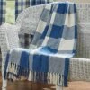 Park Designs Buffalo Check Throw - China Blue -Home Textiles Store GUEST 459727bf 0a9d 419f 874a 7cdf030285b1