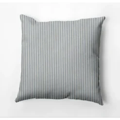 18"x18" Ticking Striped Square Throw Pillow - E By Design -Home Textiles Store GUEST 47364483 b450 4a15 84e0 dcedbcc5940a