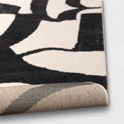 Abstract Inkblot Rug Black/White - Threshold™ 8 Abstract Inkblot Rug Black/White - Threshold™ -Home Textiles Store GUEST 4794689c 040b 444b b960 d50b9ba49a0e