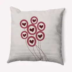 16"x16" Love Is In The Air Valentines Square Throw Pillow - E By Design -Home Textiles Store GUEST 48ccbdee 6f37 4e8f ae24 c18189f0a4a7