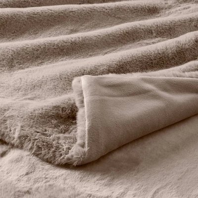 60"x80" Lush Faux Fur Bed Throw - Threshold™ 4 60"x80" Lush Faux Fur Bed Throw - Threshold™ - Image 2