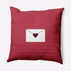 16"x16" Love Letter Valentines Square Throw Pillow - E By Design -Home Textiles Store GUEST 4a02e73b 3bc4 49f3 ac7f b7e884e5c4d5
