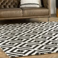 NuLOOM Kellee Hand Tufted Geometric Wool Area Rug -Home Textiles Store GUEST 4ae96a30 cb3a 4006 a787 5e1ef6e94742