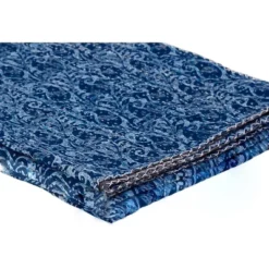 HomeRoots 50" X 70" Blue Paisley Cotton Quilted Kantha Throw Blanket With Embroidery 9 HomeRoots 50" X 70" Blue Paisley Cotton Quilted Kantha Throw Blanket With Embroidery -Home Textiles Store GUEST 4b6b138f a0b7 46d1 9173 558d74bd9337