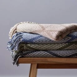 50"x60" Diamond Throw Blanket Denim Blue - Design Imports -Home Textiles Store GUEST 4b7bfff4 6fff 43eb 8470 38da8f10ddcc