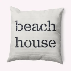 16"x16" 'beach House' Square Throw Pillow - E By Design -Home Textiles Store GUEST 4e816b9a b262 4fdf 9ca4 974cdbfce982