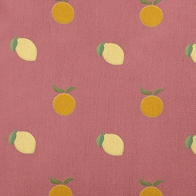 E By Design 16"x16" Oranges And Lemons Pattern Square Throw Pillow: Indoor Decorative Cushion, Twill Polyester, Sewn Seam Closure 5 E By Design 16"x16" Oranges And Lemons Pattern Square Throw Pillow: Indoor Decorative Cushion, Twill Polyester, Sewn Seam Closure - Image 3