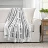 50"x60" Hygge Striped Cotton Slub Tassel Fringe Throw Blanket - Lush Décor -Home Textiles Store GUEST 5003e9c3 abef 4ca8 bc7b a96bd735a2f3