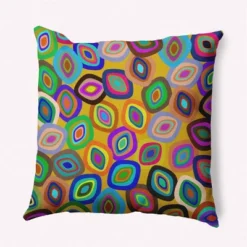 16"x16" Modern Leaf Pile Square Throw Pillow - E By Design -Home Textiles Store GUEST 502e21c5 13bc 463a 843c 9a2f97121b12