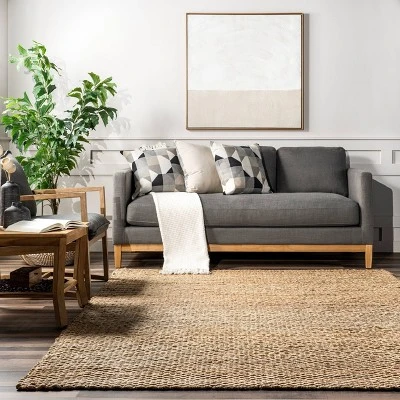 NuLOOM Hand Woven Hailey Jute Rug 9 NuLOOM Hand Woven Hailey Jute Rug - Image 7