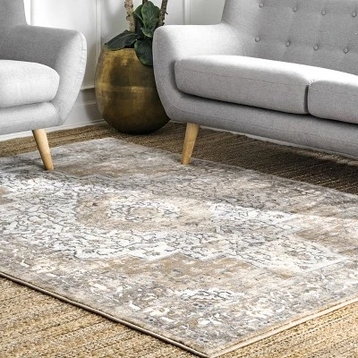 NuLOOM Vintage Medallion Thea Area Rug 3 NuLOOM Vintage Medallion Thea Area Rug