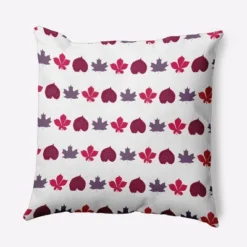 16"x16" Leaf Striped Square Throw Pillow - E By Design -Home Textiles Store GUEST 54ecf1bf 19c4 4c2f 8b41 9e663ac75435