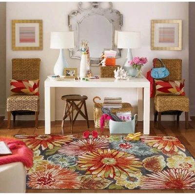 5'x8' Charm Area Rug Red/Multi - Mohawk 5 5'x8' Charm Area Rug Red/Multi - Mohawk - Image 3