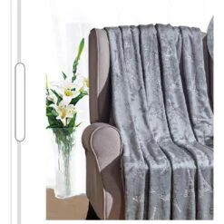 Sheridan Paris Collection Eiffel Tower Super Warm And Cozy Embossed Flannel Throw Blanket 50" X 60" -Home Textiles Store GUEST 54f9c227 a32e 4ba5 af30 a4999210f0ea