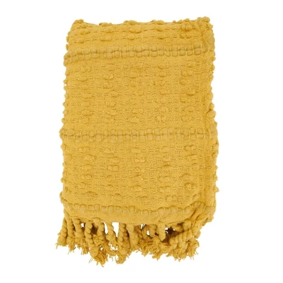 Striped Woven Fringe Throw Blanket - Saro Lifestyle 7 Striped Woven Fringe Throw Blanket - Saro Lifestyle - Image 5