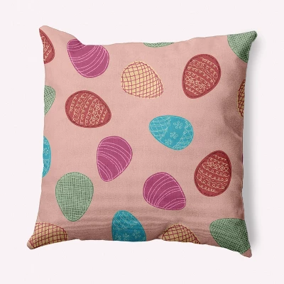 16"x16" Egg Hunt Easter Square Throw Pillow - E By Design 9 16"x16" Egg Hunt Easter Square Throw Pillow - E By Design - Image 7