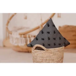 16"x16" Spider Pattern Square Throw Pillow Steel Gray - E By Design -Home Textiles Store GUEST 5838a2ac c0da 49de ac5e baa787defd90