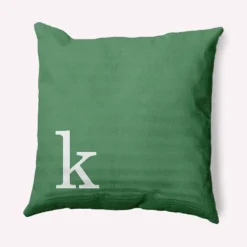 16"x16" Modern Monogram 'k' Square Throw Pillow - E By Design -Home Textiles Store GUEST 5923fb83 b997 41a5 b0dd 07ee61d65422
