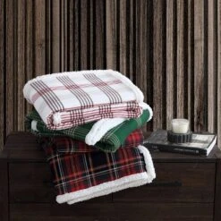 50"x60" Union Bay Plaid Reversible Throw Blanket - Eddie Bauer -Home Textiles Store GUEST 5a13c8b3 cfa2 4597 8041 65685ec90bc1