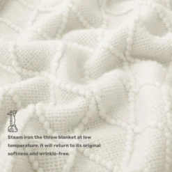Peace Nest 50"x60" Diamond Knit Throw Blanket -Home Textiles Store GUEST 5bd13ea2 0126 41a4 9a04 69ee2da6714c