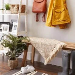 50"x60" Basketweave Throw Blanket - Design Imports -Home Textiles Store GUEST 5cce0a47 a683 481f a44b a5fc8f8f65be