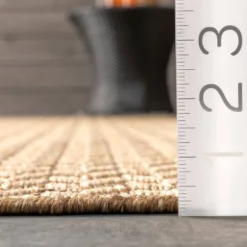 6'7"x9' Camryn Abstract Herringbone Indoor And Outdoor Area Rug Beige - NuLOOM -Home Textiles Store GUEST 5e12c41a 59b2 4a55 bdb0 e63b71c68ddb