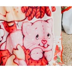 Silver Buffalo Strawberry Shortcake "Berry Special" Raschel Throw Blanket | 45 X 60 Inches -Home Textiles Store GUEST 6035dd1a cf10 49c1 afcc dbe793f26d8e