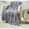 Noble House Super Comfy And Extra Cozy Microplush Gracey Throw Blanket (50" X 60") - Gracey -Home Textiles Store GUEST 61448d13 3f66 4425 88cd d05868922ab2
