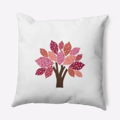 16"x16" Printed Quilt Tree Square Throw Pillow - E By Design 16 16"x16" Printed Quilt Tree Square Throw Pillow - E By Design -Home Textiles Store GUEST 619b5921 908d 4214 994a 8ee72ab95fb8
