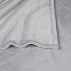 50"x70" Oversized Silvadur Anti-Microbial Luxury Velvet Throw Blanket - Sutton Home Fashions