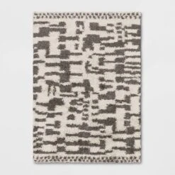 Jutland Geo Moroccan Hand Tufted Shag Area Rug Gray - Project 62™ -Home Textiles Store GUEST 6414a9c5 ec2e 4ae7 87d3 672a4f8fd64c