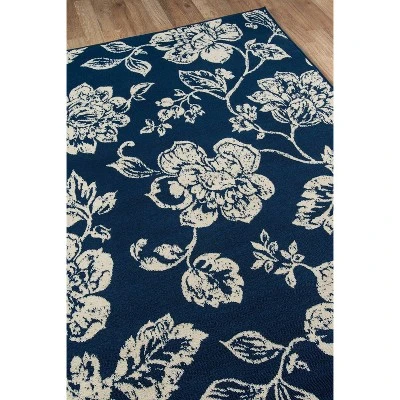 2'3"x4'6" Baja Poet Accent Rug Navy - Momeni 3 2'3"x4'6" Baja Poet Accent Rug Navy - Momeni