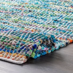 Hand Woven Chevron Eli Green Rug - NuLOOM -Home Textiles Store GUEST 68bb6773 6983 4078 9758 5fd55f66a5e4