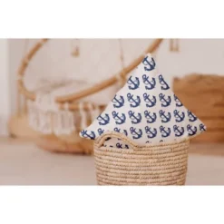 E By Design Anchor Pattern Decorative Throw Pillow Light Navy Blue: Indoor Square Twill, Polyester Fiber Fill 10 E By Design Anchor Pattern Decorative Throw Pillow Light Navy Blue: Indoor Square Twill, Polyester Fiber Fill -Home Textiles Store GUEST 6957d554 e002 4824 91ce e5ed862bce17